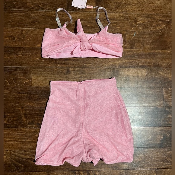 the seraphina collection Pants & Jumpsuits Glitter Two Piece Set